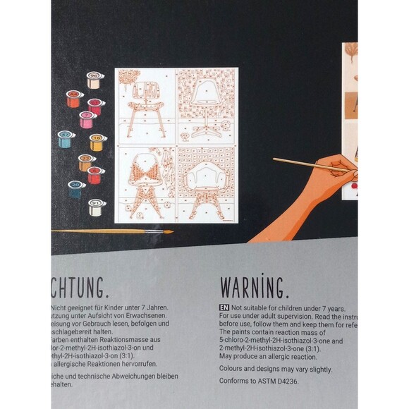 Ravensburger Eames Take a Seat CreArt Paint by Number NEW - Picture 3 of 3